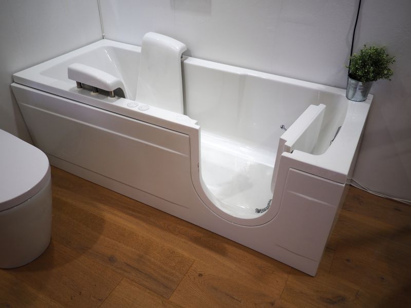 Newly Installed Walk-In Tub